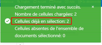 Création et chargement de sélections enregistrées